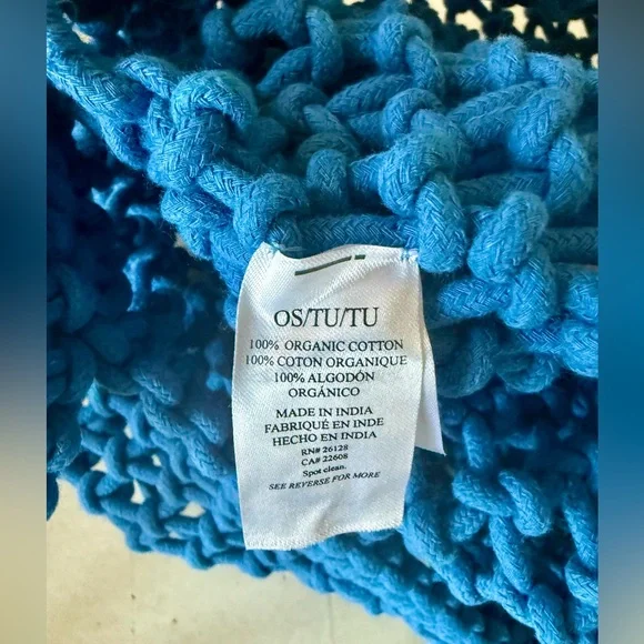 Faherty Sunwashed Woven Market Tote ๐๐๐ - Picture 4 of 5